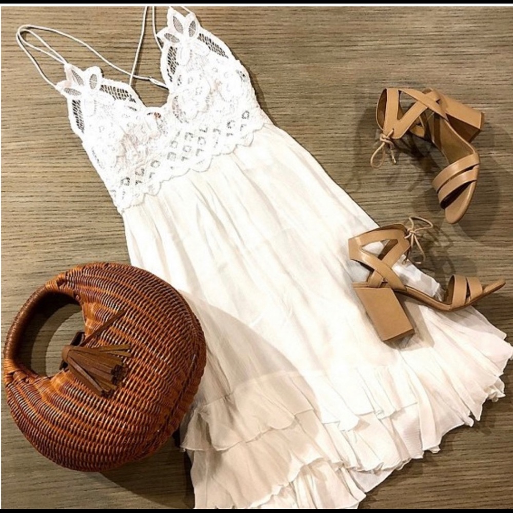 Free People Adella Slip Dress